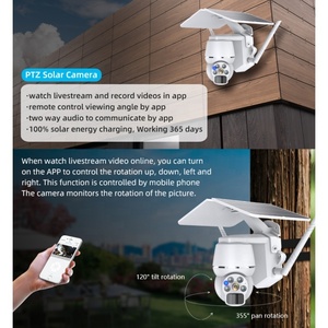 Camknite 4MP pin năng lượng mặt trời Powered wifi ngoài trời <span class=keywords><strong>Camera</strong></span> an ninh không dây hot-bán Home CCTV hệ thống tầm nhìn ban đêm điện năng thấp - Product Image 2