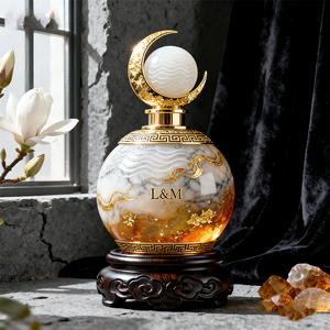 L & M bán buôn chai nước hoa thủy tinh thiết kế mới 50ml chai nước hoa 100ml Thiết kế chai nước hoa độc đáo - Product Image 1