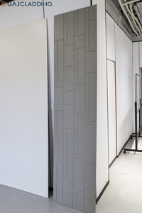 Panel de Revestimiento Exterior Decorativo <span class=keywords><strong>con</strong></span> Clasificación de Resistencia al Fuego A1, Revestimiento de Fibrocemento Pre-Revestido Tallado <span class=keywords><strong>para</strong></span> <span class=keywords><strong>Fachadas</strong></span> de Edificios - Product Image 2