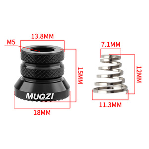 MUQZI Écrou de levier de dégagement rapide pour vélo Moyeu M5 Brochettes <span class=keywords><strong>avant</strong></span> arrière Vis de dégagement rapide Vis de moyeu de <span class=keywords><strong>roue</strong></span> de vélo - Product Image 3