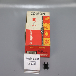 Nouveau, original, en stock, 100x 100 pièces, <span class=keywords><strong>Colson</strong></span> 30894, matériel <span class=keywords><strong>de</strong></span> fixation, 9 mm, inutilisé, OVP - Product Image 1
