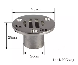 Drain <span class=keywords><strong>de</strong></span> pont <span class=keywords><strong>de</strong></span> bateau en acier inoxydable 316, drain <span class=keywords><strong>de</strong></span> sol <span class=keywords><strong>de</strong></span> yacht <span class=keywords><strong>de</strong></span> qualité marine, égouttoir <span class=keywords><strong>de</strong></span> cockpit pour accessoires <span class=keywords><strong>de</strong></span> quincaillerie <span class=keywords><strong>de</strong></span> plomberie navale - Product Image 4