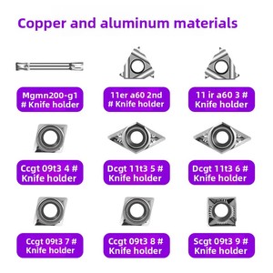 Porte-outils de tournage CNC, ensemble de porte-outils de tournage 10/12/16/20/25 mm, porte-outil de tournage externe pour tour - Product Image 5