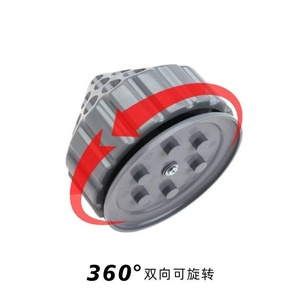 360 °   Support rotatif pour outils de coiffure, organisateur de ciseaux de salon à 35 trous pour salon de coiffure - Product Image 5