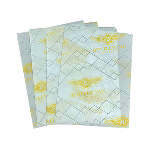 Printed Brand Logo Custom <b>Tissue</b> <b>Paper</b> Package Recycled Clothing Wrapping Papel Protector Envio Ropa - Product Image 2