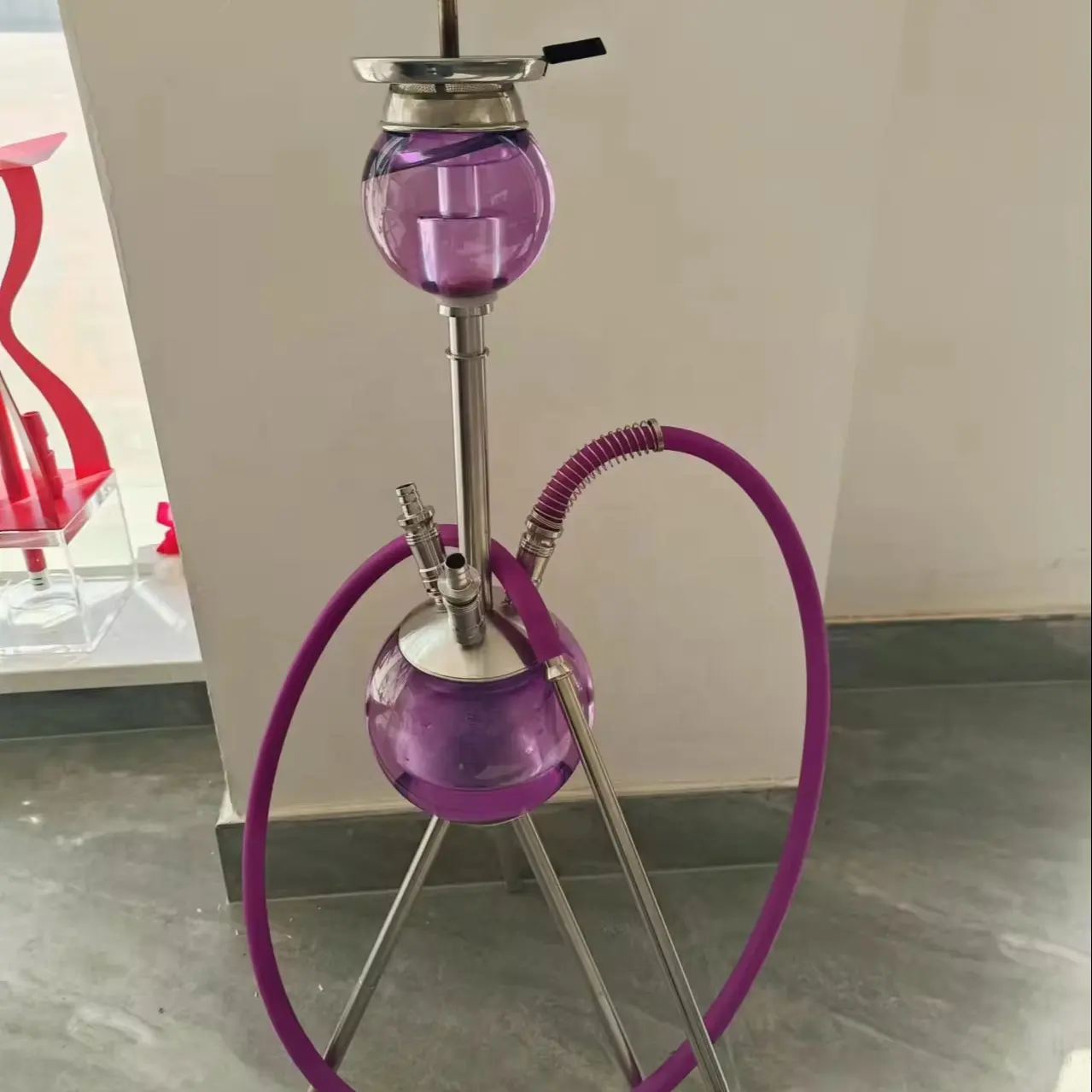 2024Best Selling Crystalbal Stainless Hookah Shisha Nargile/ Affordable Hookah Shisha Wholesale