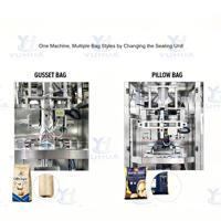 Machine d'emballage et de pesage entièrement automatique VFFS pour pop-corn, noix, chips, snacks et granulés, certifiée CE, prix usine, vente chaude