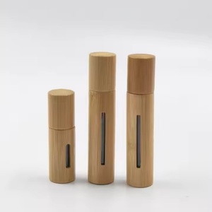 Low Priced 10ml Bamboo <b>Roller</b> Bottles with Bamboo Lid for <b>Perfume</b> & Essential Oils Roll on Sealing Type for Skincare - Product Image 5