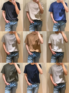 T-Shirt MUTIAN di Alta Qualità a Girocollo con Maniche Corte, Maglietta Personalizzata in Cotone da Uomo, T-Shirt da Donna Ricamata, Maglietta da Uomo #RL-046 - Product Image 3