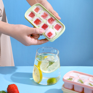 Ice Cube Trays Square 4Pcs Set Food Grade PP Mold For Refrigerator Ice Making Tools - Product Image 2