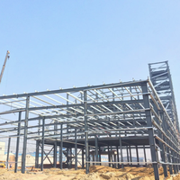 Edificio Prefabricado de Estructura de Acero Personalizado, Taller, Oficina en Mezzanine, Diseño Moderno y Minimalista para Uso en Granjas y Hospitales