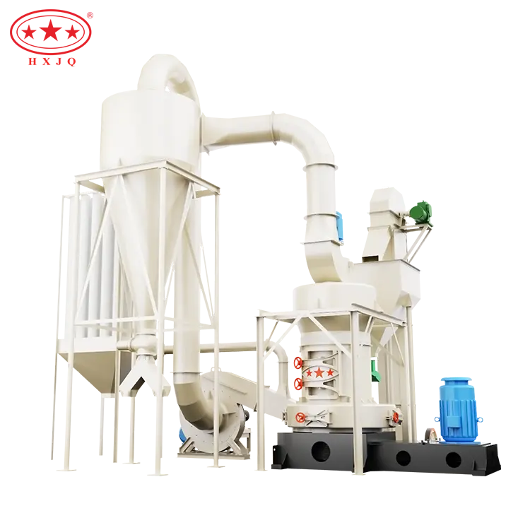 Henan Hongxing fábrica preço grande capacidade baryte pó produção máquina Raymond moinho para bem filtrar processo