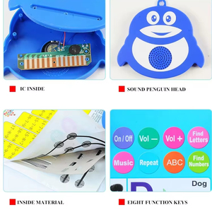 Grafici di apprendimento della parete per bambini Poster parlanti interattivi educativi <span class=keywords><strong>alfabeto</strong></span> economico - Product Image 4