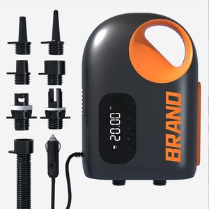 Pompe à air portable sans fil à batterie lithium, <span class=keywords><strong>compresseur</strong></span> d'air ABS pour kayak, <span class=keywords><strong>voiture</strong></span>, SUP, <span class=keywords><strong>paddle</strong></span> board, matelas de camping - Product Image 5