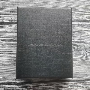 Boîte d'emballage de <span class=keywords><strong>montre</strong></span> de poche en papier noir, Boîte de <span class=keywords><strong>montre</strong></span> suspendue collier - Product Image 6