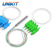 Tubo de acero SM de 0,9mm, divisor PLC de fibra óptica con conector SC/UPC, 1X4, 1x8, 1X16, tipo Mini, 4 puertos, el mejor precio