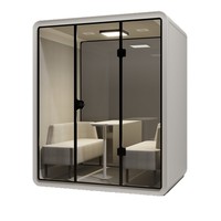 Cabine insonorisée mobile moderne et minimaliste SP300 pour bureau, salle de réunion, cabine téléphonique, pod silencieux, studio d'enregistrement, pod pour piano/batterie
