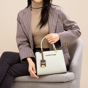 Offre Spéciale Élégant Sacs À <span class=keywords><strong>Main</strong></span> De Mode Femme Logo Personnalisé Fourre-Tout Sacs De marque <span class=keywords><strong>Privée</strong></span> dame Véritable Sacs À <span class=keywords><strong>Main</strong></span> en cuir Femmes - Product Image 5