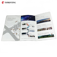 Service d'impression de dépliants bon marché en Chine, impression personnalisée de prospectus, 4 plis, A3, A4, A5, A6, fabricants d'impression, brochure d'entreprise