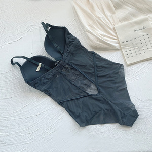 Nouvelle <span class=keywords><strong>lingerie</strong></span> en nylon pour femmes, body sexy en dentelle brodée, push-up, pour modeler le corps, amincir et rehausser les fesses - Product Image 2
