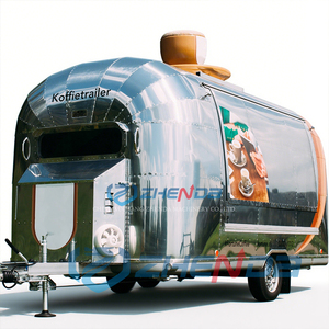 Custom Catering Mobile Bar Juice <b>BBQ</b> Food Trailer with Full Kitchen Equipment Fast Food Truck - Product Image 6
