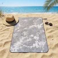 Personalized Sublimation Printed Quick Dry Oversized Microfiber Sand Free Custom Logo Beach Towels