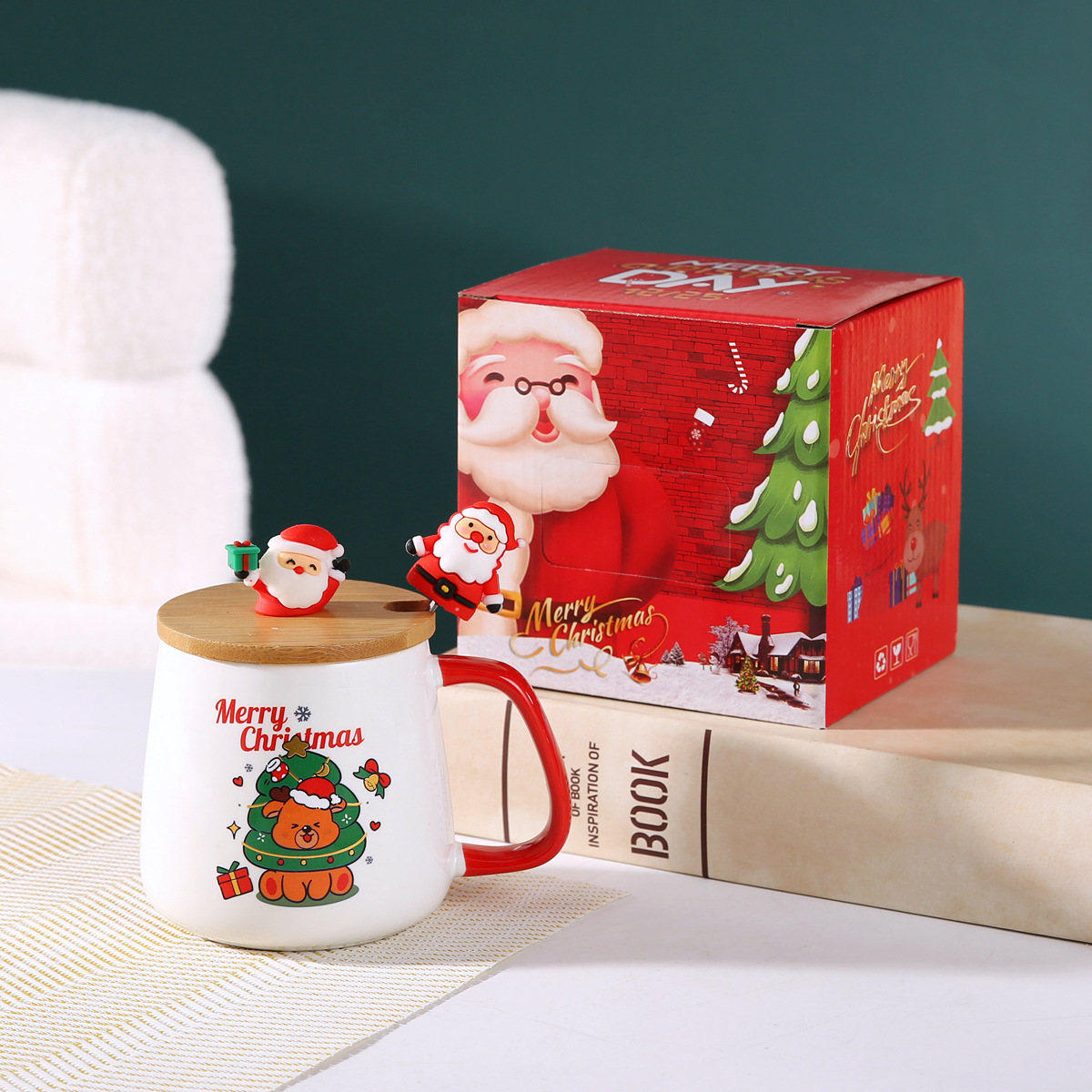 Christmas Reindeer [Wooden Lid Color Box Packaging]