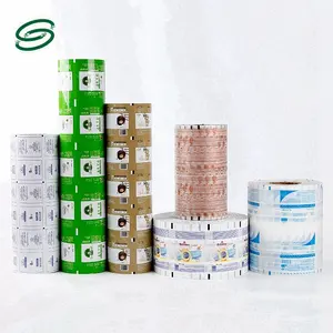 Sacchetto di rotolamento per bevande in polvere laminato per imballaggio alimentare in plastica di alta qualità con pellicola termosaldante