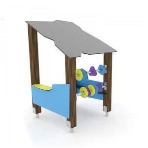 Casita de Juegos al Aire Libre con Ábaco y Panel de Ventana para Juegos de Rol y Juegos Figurativos de Jardín para Parques - Product Image 1