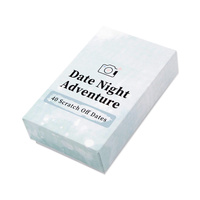 Cartes à gratter pour une soirée romantique - 40 cartes à gratter pour une idée de rendez-vous romantique en couple - Jeu de cartes à gratter - Cadeau du Nouvel An - Cartes à gratter pour les amoureux - Impressions de dessins animés sur papier