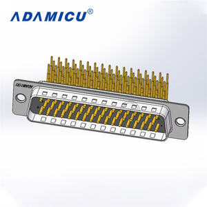 Connecteur électrique mâle D <span class=keywords><strong>Sub</strong></span> 50P à angle droit Bornes à écrou de longueur personnalisée pour les applications aérospatiales VGA LED d'alimentation fabriquées en Chine - Product Image 2