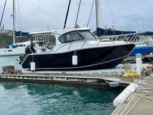 Barco <span class=keywords><strong>de</strong></span> Pesca <span class=keywords><strong>de</strong></span> <span class=keywords><strong>Alta</strong></span> Calidad <span class=keywords><strong>de</strong></span> 25 pies, Modelo Profisher 2025, Embarcación <span class=keywords><strong>de</strong></span> Aluminio Negra, Yate Económico con Cabina Abierta en Venta - Product Image 2