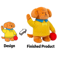 Peluche Mascotte Animale Personnalisée avec Logo, T-shirt de Marque, Cadeaux d'Entreprise OEM ODM, Poupée Personnage Personnalisée pour Événements et Promotions, Vente en Gros