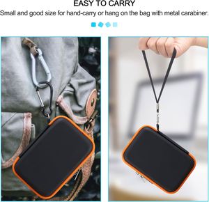 EVA Shockproof Carrying Case EVA Material Protective Case for LaCie <b>Hard</b> <b>Drive</b> Portable USB Bag - Product Image 3