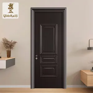 Customized Modern Interior PVC WPC Skin Doors For Houses Room