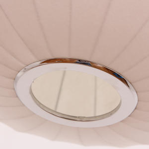 Lustre de style japonais ; Lampe en soie de style dirigeable créative, unique et artistique pour salon, style chinois - Product Image 6