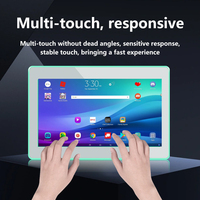 Tablette Android couleur 15,6 pouces Poe, écran tactile mural RK3399 NFC 11.0, mur vidéo LED, utilisation en intérieur, fournisseur OEM