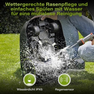 Cortacésped Robótico AKX V600 Vision, Cortadora de Césped Impermeable para Jardín, Cortacésped Automático Inalámbrico, Cortacésped Robótico Inteligente - Product Image 5