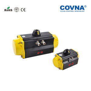 Vanne à boisseau sphérique pneumatique industrielle sur mesure en trois parties, haute plateforme, en acier inoxydable, filetée avec filetage interne - Product Image 1