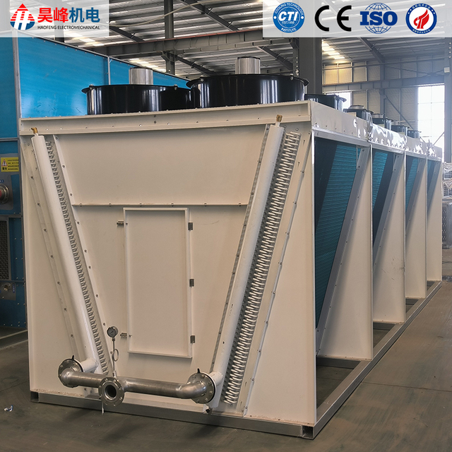 Dry Cooler for Mining Rig Silicone Oil Immersion Cooling 100Kw with Integrated Motor and Pump Core Components