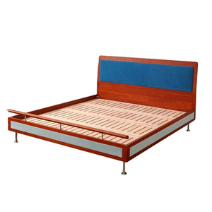 <span class=keywords><strong>Cama</strong></span> Doble Moderna Tapizada Lumio, Color Madera de Cerezo, Respaldo Suave, Madera Maciza, Dormitorio Principal, <span class=keywords><strong>Segunda</strong></span> <span class=keywords><strong>Mano</strong></span>, 2 Años de Garantía - Product Image 4