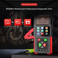 Outil de diagnostic pour moto avec connectivité OBD filaire pour la remapping et la programmation de l'ECU ; Universel M200PRO