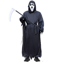Vente en Gros d'Usine "Scream" du Dieu Sombre pour Adultes – Costumes de Fête d'Halloween et Accessoires de Scène de Fantôme
