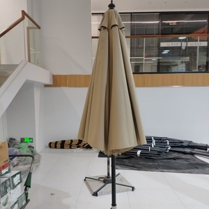 Fournisseur en gros 2025 Parasol de patio 3m pour l'extérieur, Vente chaude, avec structure en aluminium, en polyester imperméable et système à poulie, Mobilier d'extérieur - Product Image 4