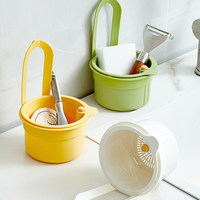 Küchen helfer Werkzeuge Waschbecken Abfluss sieb Modernes Design Hängender Kunststoff ablauf Automatischer automatischer Entleerung filter korb