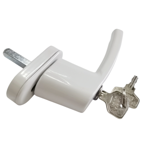 Maniglia di trasmissione della finestra del PVC <span class=keywords><strong>con</strong></span> una Base rotonda ispessita che caratterizza un meccanismo di bloccaggio a doppia punta, viene <span class=keywords><strong>con</strong></span> una chiave - Product Image 5
