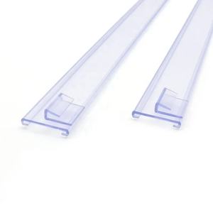 Soporte de exhibición de plástico con gancho en J para electrónicos, personalizado, blanco, ligero, ecológico, para estanterías de supermercado, suministro eficiente para almacenamiento. - Product Image 1