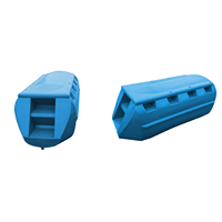 Flotteurs marins en polyéthylène moulés par rotation, ponton modulaire en plastique pour bateau, moulage par rotation, combinaison libre, bateau de pêche, modèle JSM