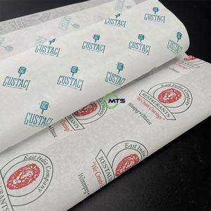 Custom Greaseproof Sandwich Wrap Wax Deli <b>Paper</b> Sheets Single Side Parchment <b>Paper</b> for <b>Handmade</b> Cookies Bread Milk - Product Image 1