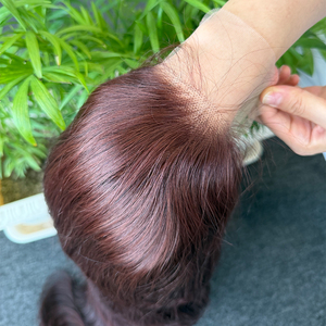 Body wave 180% Virgin 5x5 transparent color wig 1-22 inch <b>Silky</b> Soft Long Wavy Virgin Brazilian Cuticle Aligned Wig - Product Image 5